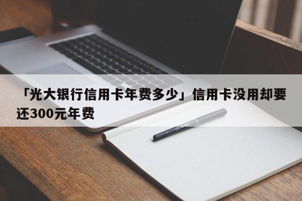 「光大银行信用卡年费多少」信用卡没用却要还300元年费