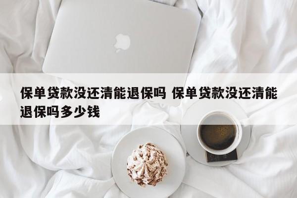保单贷款没还清能退保吗 保单贷款没还清能退保吗多少钱