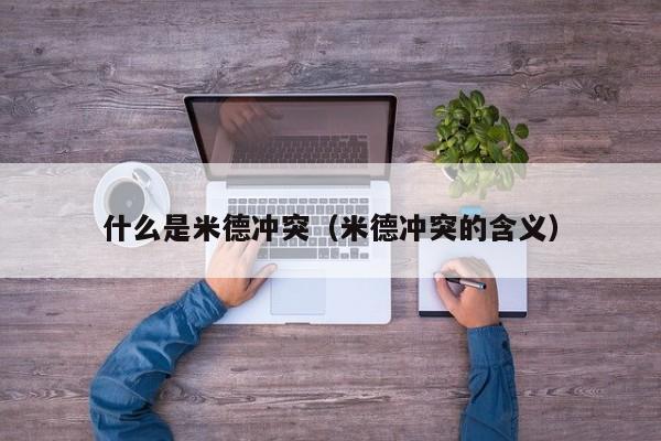 什么是米德冲突（米德冲突的含义）