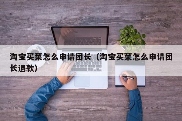 淘宝买菜怎么申请团长（淘宝买菜怎么申请团长退款）