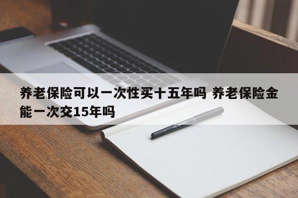 养老保险可以一次性买十五年吗 养老保险金能一次交15年吗