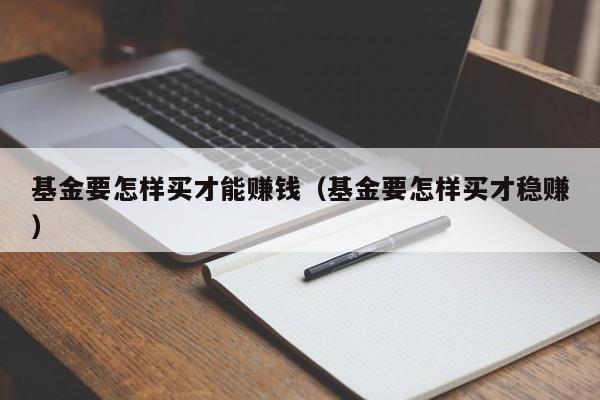 基金要怎样买才能赚钱（基金要怎样买才稳赚）